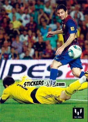 Sticker Messi in game for FCB