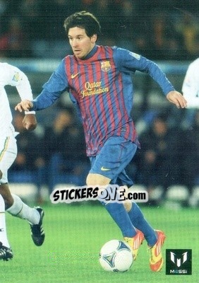 Sticker Messi in game for FCB - Messi (European version) n. 34 - Icons.com