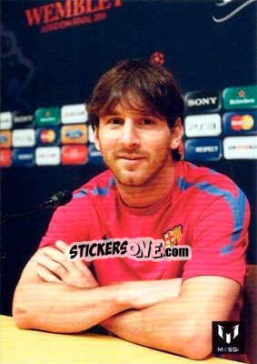 Sticker Messi in life - Messi (European version) n. 60 - Icons.com