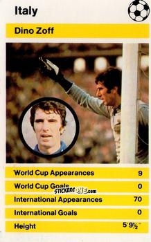 Sticker Dino Zoff - International Greats 1979 n. 10 - Top Trumps
