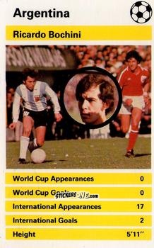 Sticker Ricardo Bochini - International Greats 1979 n. 25 - Top Trumps