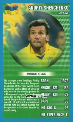 Sticker Andriy Shevchenko - World Football Stars 2006 n. 11 - Top Trumps