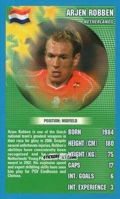 Figurina Arjen Robben - World Football Stars 2006 n. 21 - Top Trumps