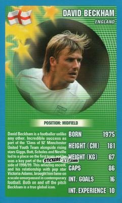 Figurina David Beckham - World Football Stars 2006 n. 25 - Top Trumps