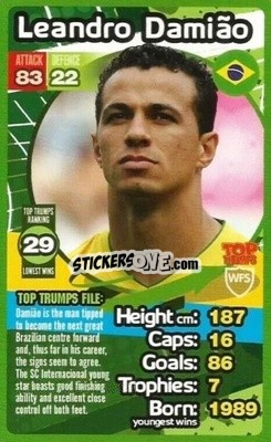 Sticker Leandro Damiao - World Football Stars 2013-2014 n. 29 - Top Trumps