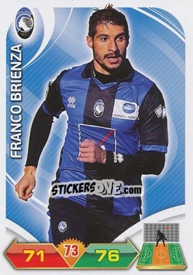 Sticker Brienza - Calciatori 2012-2013. Adrenalyn XL n. 9 - Panini