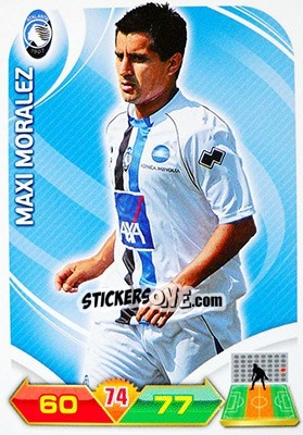 Sticker Maxi Moralez - Calciatori 2012-2013. Adrenalyn XL n. 10 - Panini