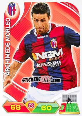 Sticker Morleo - Calciatori 2012-2013. Adrenalyn XL n. 21 - Panini