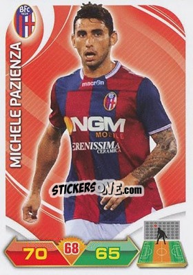Sticker Pazienza - Calciatori 2012-2013. Adrenalyn XL n. 25 - Panini