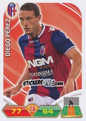 Sticker Diego Pérez - Calciatori 2012-2013. Adrenalyn XL n. 27 - Panini