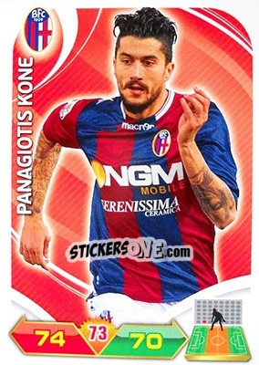 Sticker Panagiotis Kone - Calciatori 2012-2013. Adrenalyn XL n. 28 - Panini