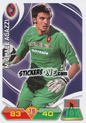 Sticker Michael Agazzi - Calciatori 2012-2013. Adrenalyn XL n. 35 - Panini