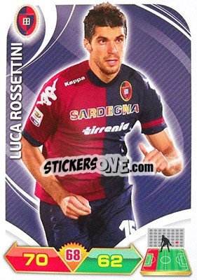 Sticker Luca Rossettini - Calciatori 2012-2013. Adrenalyn XL n. 38 - Panini