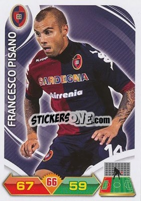 Sticker Francesco Pisano - Calciatori 2012-2013. Adrenalyn XL n. 39 - Panini
