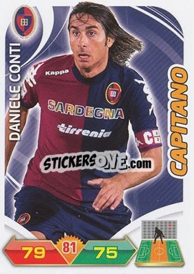 Sticker Daniele Conti - Calciatori 2012-2013. Adrenalyn XL n. 42 - Panini
