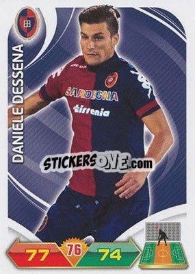 Sticker Daniele Dessena - Calciatori 2012-2013. Adrenalyn XL n. 45 - Panini