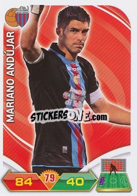 Sticker Andújar - Calciatori 2012-2013. Adrenalyn XL n. 52 - Panini