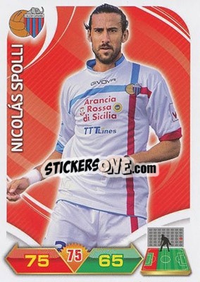 Sticker Spolli - Calciatori 2012-2013. Adrenalyn XL n. 54 - Panini