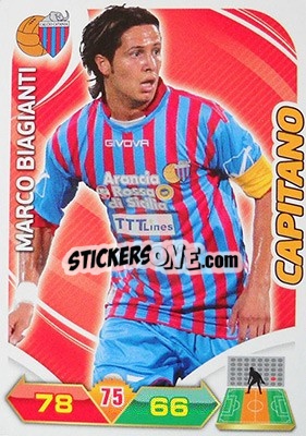 Sticker Biagianti - Calciatori 2012-2013. Adrenalyn XL n. 59 - Panini