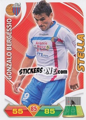 Sticker Bergessio - Calciatori 2012-2013. Adrenalyn XL n. 66 - Panini