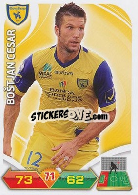 Sticker Bostjan Cesar - Calciatori 2012-2013. Adrenalyn XL n. 70 - Panini
