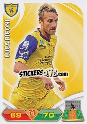 Sticker Luca Rigoni - Calciatori 2012-2013. Adrenalyn XL n. 75 - Panini