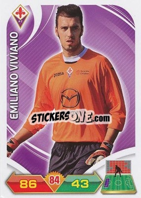Sticker Emiliano Viviano - Calciatori 2012-2013. Adrenalyn XL n. 86 - Panini