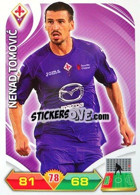 Sticker Nenad Tomovic - Calciatori 2012-2013. Adrenalyn XL n. 87 - Panini