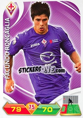 Sticker Facundo Roncaglia - Calciatori 2012-2013. Adrenalyn XL n. 91 - Panini
