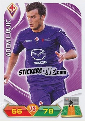 Sticker Adem Ljajic - Calciatori 2012-2013. Adrenalyn XL n. 92 - Panini