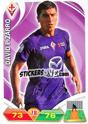 Sticker David Pizarro - Calciatori 2012-2013. Adrenalyn XL n. 97 - Panini