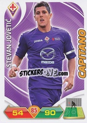 Sticker Stevan Jovetic - Calciatori 2012-2013. Adrenalyn XL n. 99 - Panini