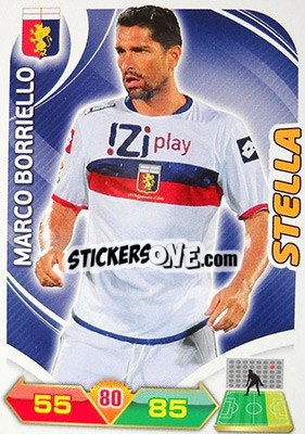 Sticker Borriello - Calciatori 2012-2013. Adrenalyn XL n. 116 - Panini