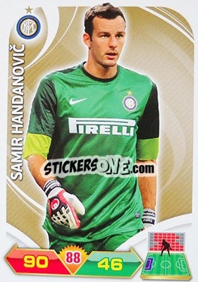 Figurina Samir Handanovic - Calciatori 2012-2013. Adrenalyn XL - Panini