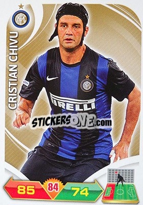 Sticker Cristian Chivu - Calciatori 2012-2013. Adrenalyn XL n. 123 - Panini