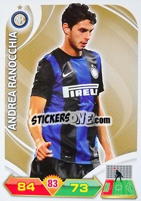 Sticker Andrea Ranocchia - Calciatori 2012-2013. Adrenalyn XL n. 124 - Panini