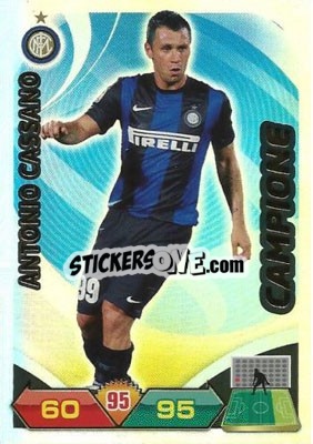Sticker Antonio Cassano - Calciatori 2012-2013. Adrenalyn XL n. 139 - Panini