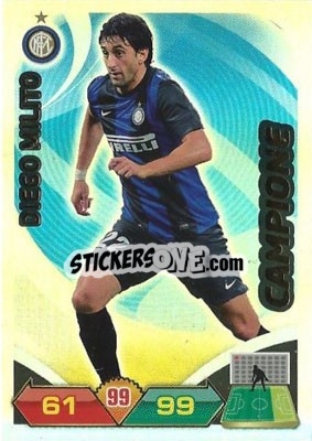 Sticker Diego Milito - Calciatori 2012-2013. Adrenalyn XL n. 140 - Panini