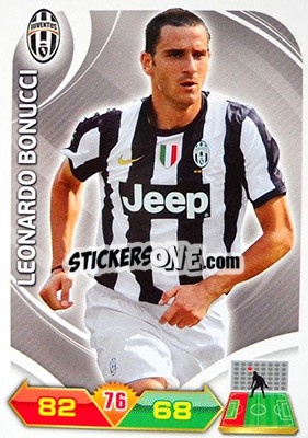 Sticker Bonucci - Calciatori 2012-2013. Adrenalyn XL n. 145 - Panini
