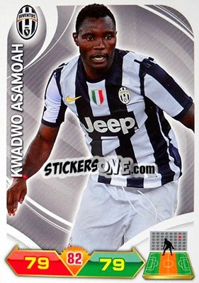Sticker Kwadwo Asamoah - Calciatori 2012-2013. Adrenalyn XL n. 148 - Panini