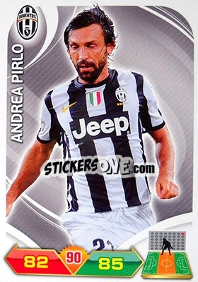 Sticker Andrea Pirlo - Calciatori 2012-2013. Adrenalyn XL n. 150 - Panini
