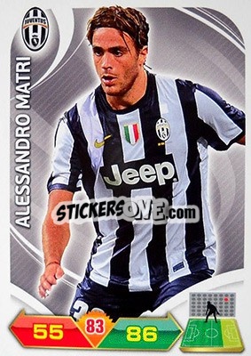 Sticker Matri - Calciatori 2012-2013. Adrenalyn XL n. 154 - Panini