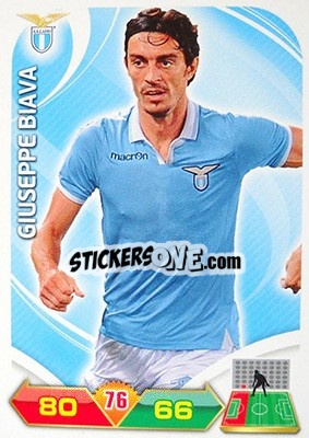 Sticker Biava - Calciatori 2012-2013. Adrenalyn XL n. 165 - Panini