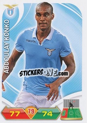 Sticker Abdoulay Konko - Calciatori 2012-2013. Adrenalyn XL n. 168 - Panini