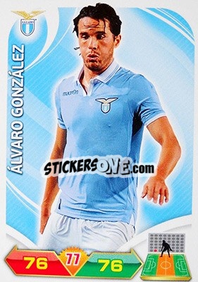 Sticker Alvaro González - Calciatori 2012-2013. Adrenalyn XL n. 170 - Panini