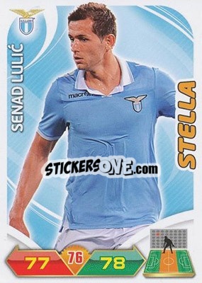 Sticker Senad Lulic - Calciatori 2012-2013. Adrenalyn XL n. 171 - Panini