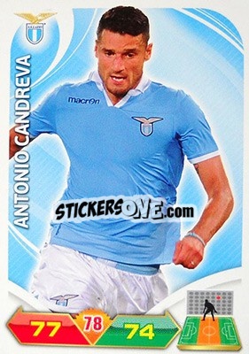 Sticker Antonio Candreva - Calciatori 2012-2013. Adrenalyn XL n. 172 - Panini