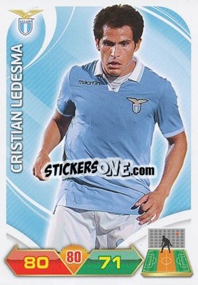 Cromo Cristian Ledesma - Calciatori 2012-2013. Adrenalyn XL n. 173 - Panini