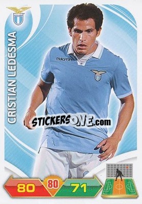 Figurina Cristian Ledesma - Calciatori 2012-2013. Adrenalyn XL - Panini