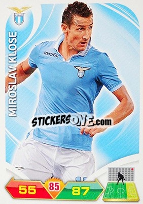 Sticker Miroslav Klose - Calciatori 2012-2013. Adrenalyn XL n. 176 - Panini
